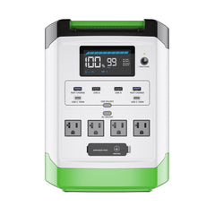 High Capacity Lithium 1800 Solar Generator and Transfer Switch