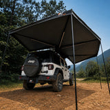 NaturNest 270 Plus Telescoping Awning — Feature shot: rear view of deployed awning