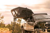 FSR Nova King — Lifestyle shot: deployed on a Ford Super Duty above-cab rack