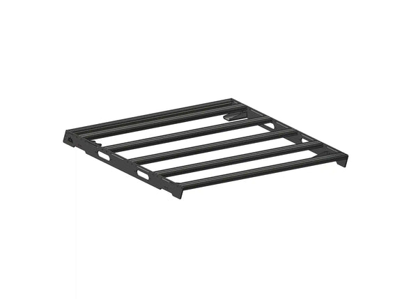 Backwoods Adventure Mods DRIFTR Bed Rack Topper (2020–2027 Gladiator) — Feature shot: complete topper with slotted crossbars