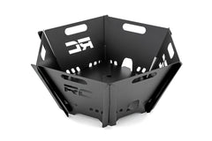 Rough Country Overlanding Collapsible Fire Pit with Carry Bag
