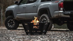 Rough Country Overlanding Collapsible Fire Pit with Carry Bag
