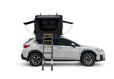 Roofnest Condor 2 Air — Feature shot: side profile mounted on a Subaru