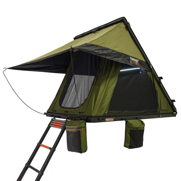 23ZERO Kabari SuperFly — Feature shot: full tent deployed with ladder extended, front overview