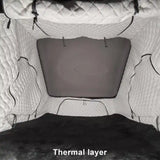 NaturNest Sirius 1 Plus Thermal Layer — Feature shot: liner covering the full interior sleeping area