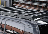 Backwoods Adventure Mods DRIFTR Roof Rack (2024–2027 Land Cruiser 250) — Feature shot: T-slot crossbars included with the rack