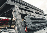 Backwoods Adventure Mods Overland Bed Rack Full Height (2007–2027 Tundra) — Feature shot: hardware and adjustment points