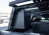 Backwoods Adventure Mods Bed Rack Storage Box (2007–2027 Tundra) — Feature shot: back of the box