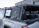 Backwoods Adventure Mods Bed Rack Storage Box (2007–2027 Tundra) — Feature shot: front of the box with the lid closed