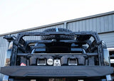 Backwoods Adventure Mods Overland Bed Rack Mid Height (2007–2027 Tundra) — Feature shot: inside view of the uprights and side panels