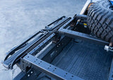 Backwoods Adventure Mods Overland Bed Rack Mid Height (2007–2027 Tundra) — Feature shot: top view of the crossbars