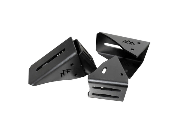 Backwoods Adventure Mods Bike Tray Mounts (Universal) — Feature shot: aluminum bike tray mounts