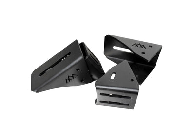 Backwoods Adventure Mods Bike Tray Mounts (Universal) — Feature shot: aluminum bike tray mounts